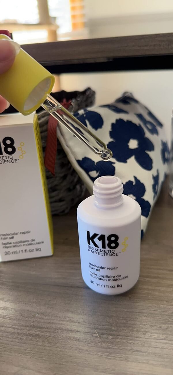 K18 Molecular Repair Hair Oil, Weightless Oil for Stronger, Healthier Hair, Suitable For All Hair Types - Image 2